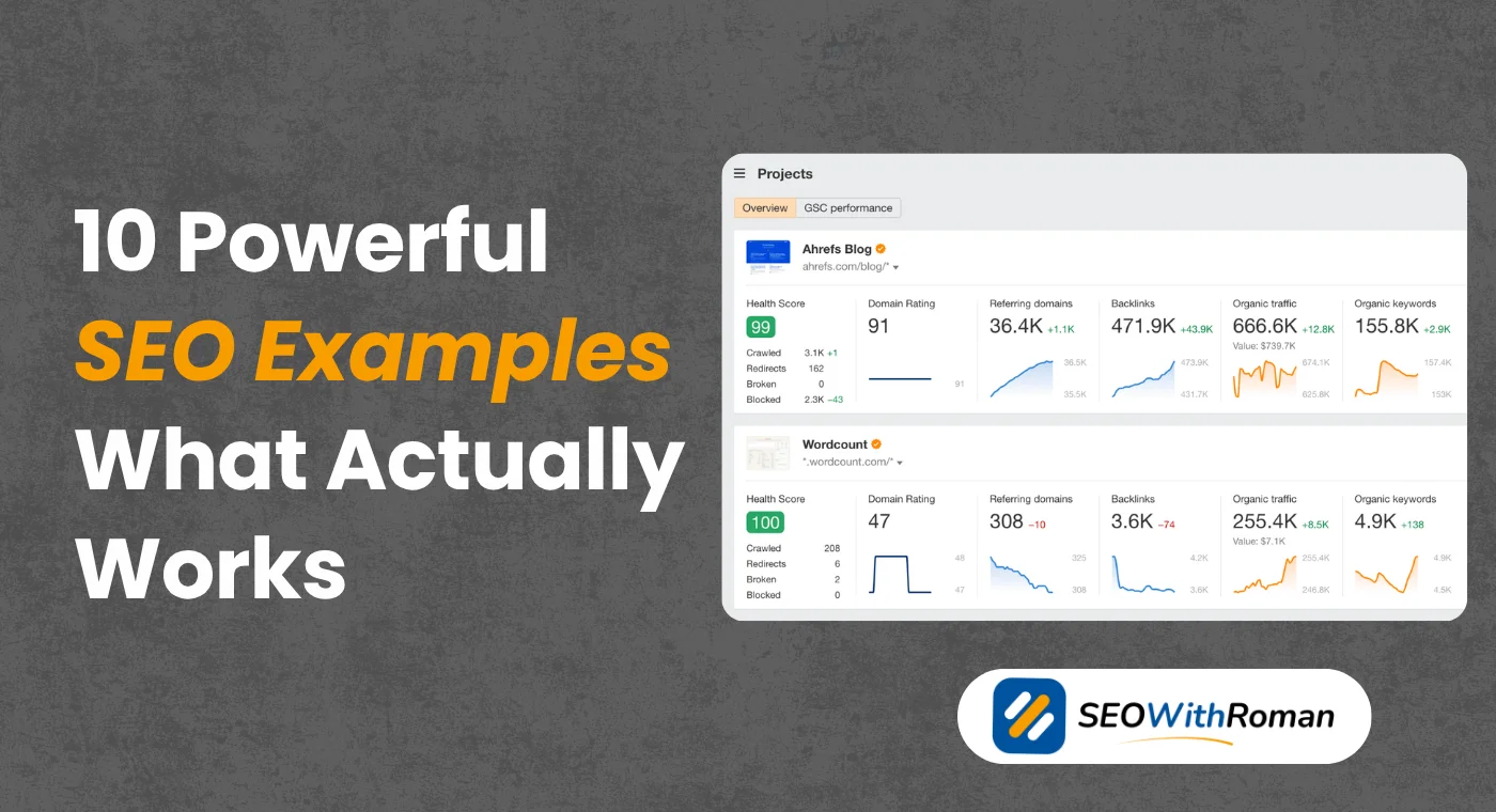 10 Powerful SEO Examples - That Prove What Actually Works
