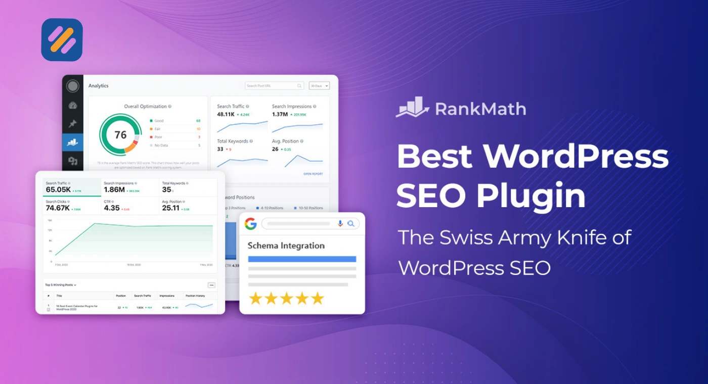 Rank Math Free WordPress SEO Plugin 