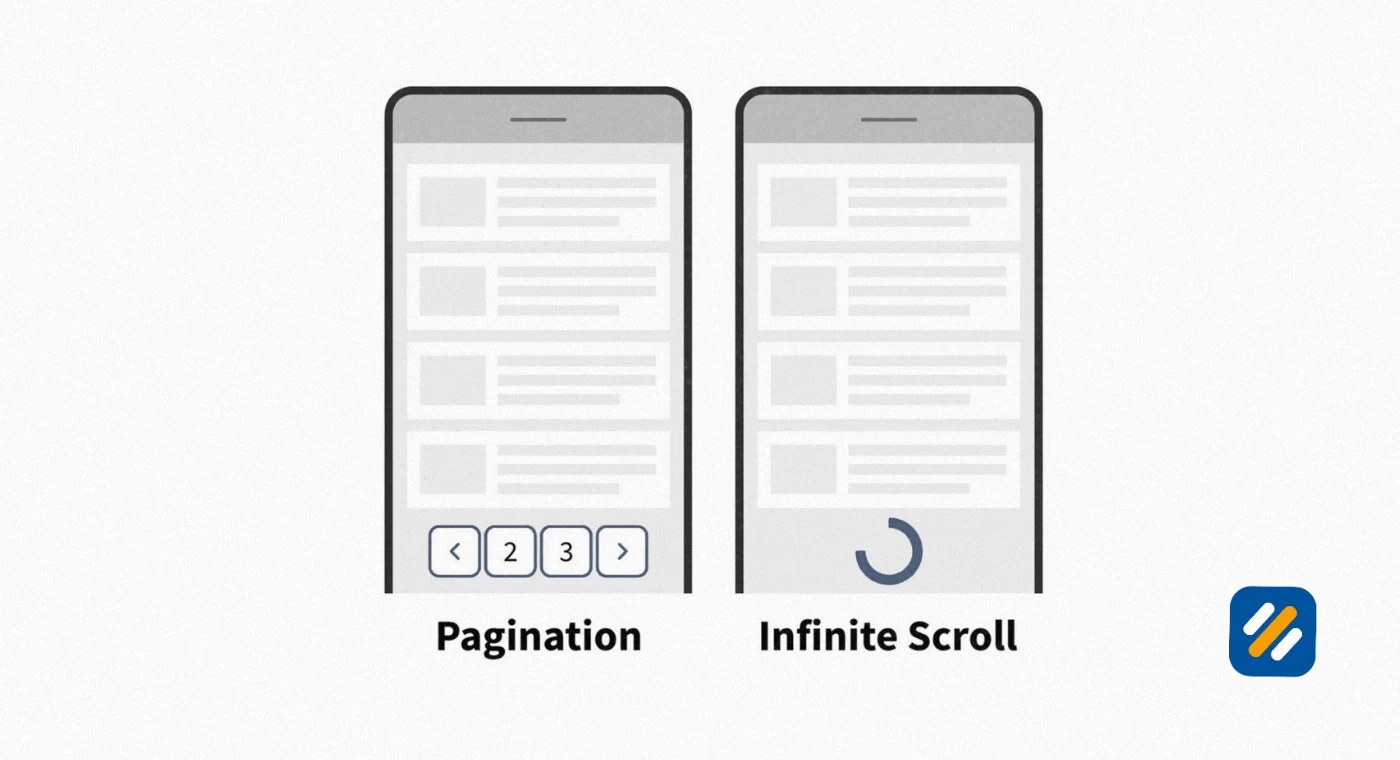 Infinite Scroll vs Pagination SEO