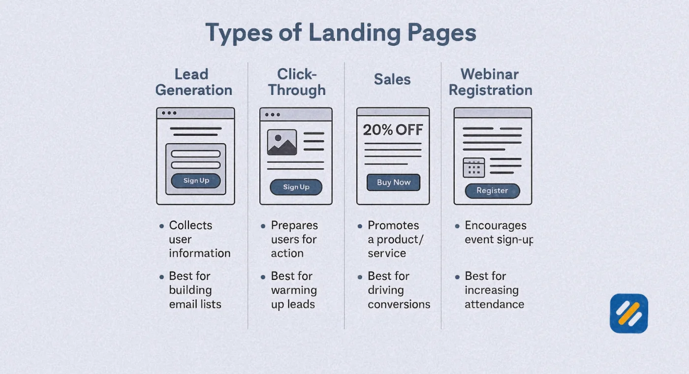 Types of Landing Pages You Should Know